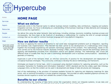Tablet Screenshot of hypercube.co.uk