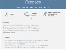 Tablet Screenshot of hypercube.nl